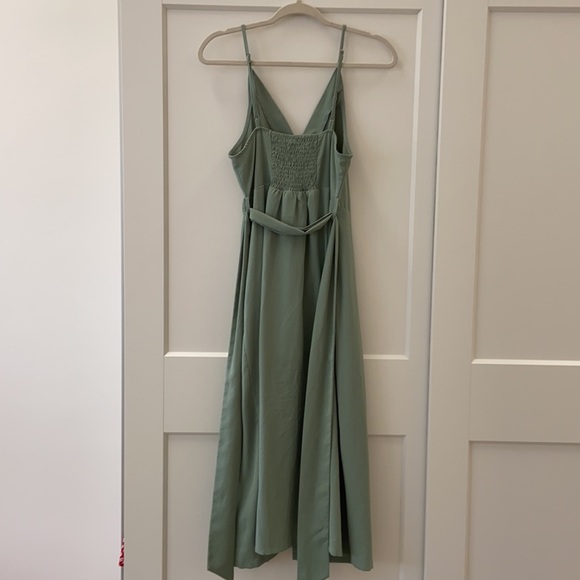 Sage green Spaghetti strap midi - Picture 5 of 5